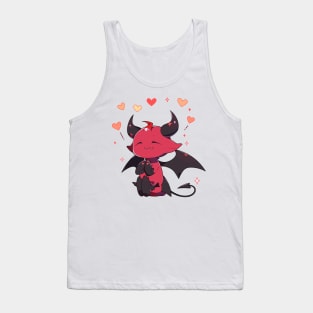 Kawaii demon in love Tank Top